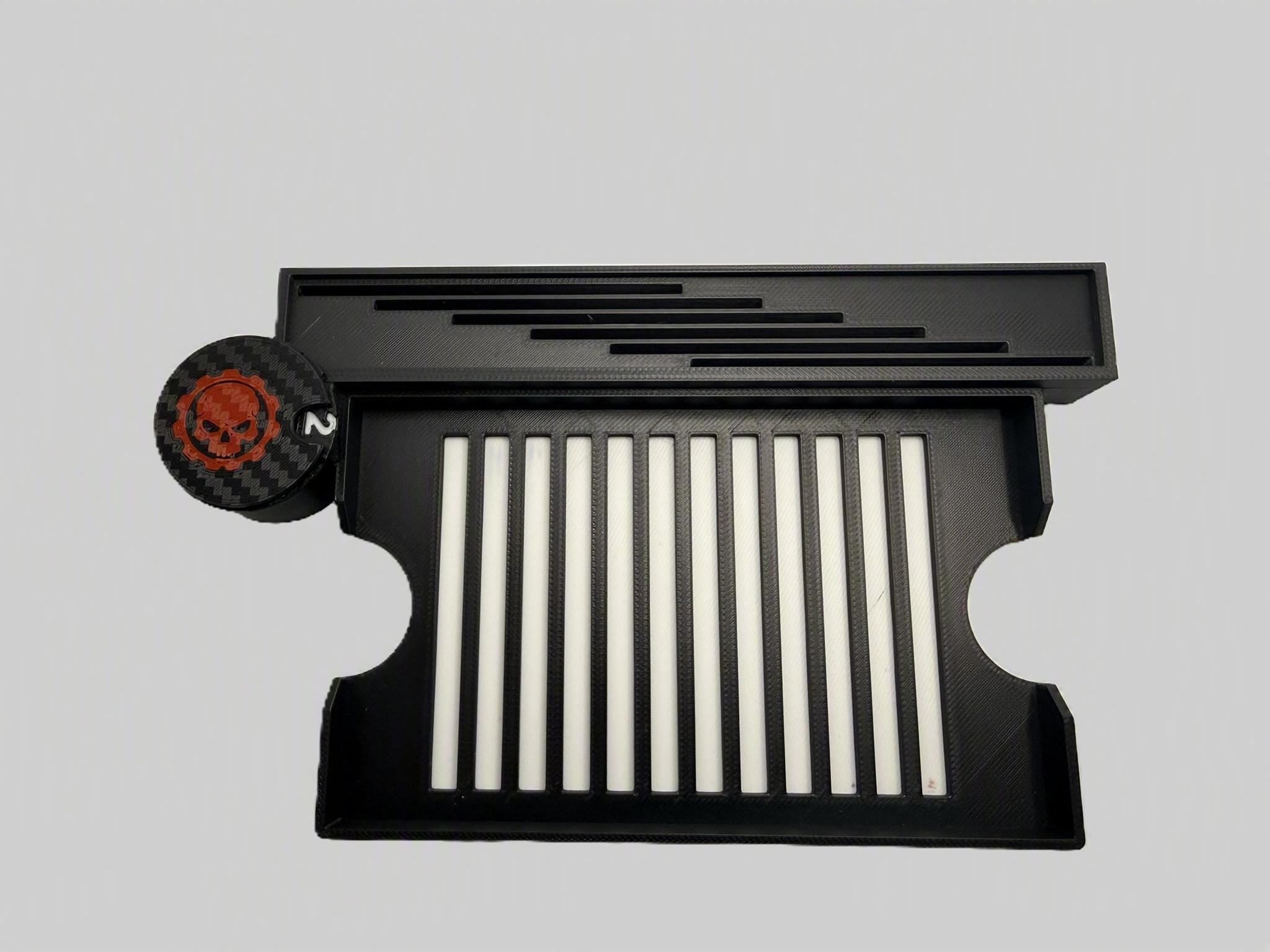 Mission Deck Card Tray, Tabletop gaming accessory , Wargaming Enhancing.