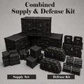3D Printed Terrain: Defense Kit, Supply Kit