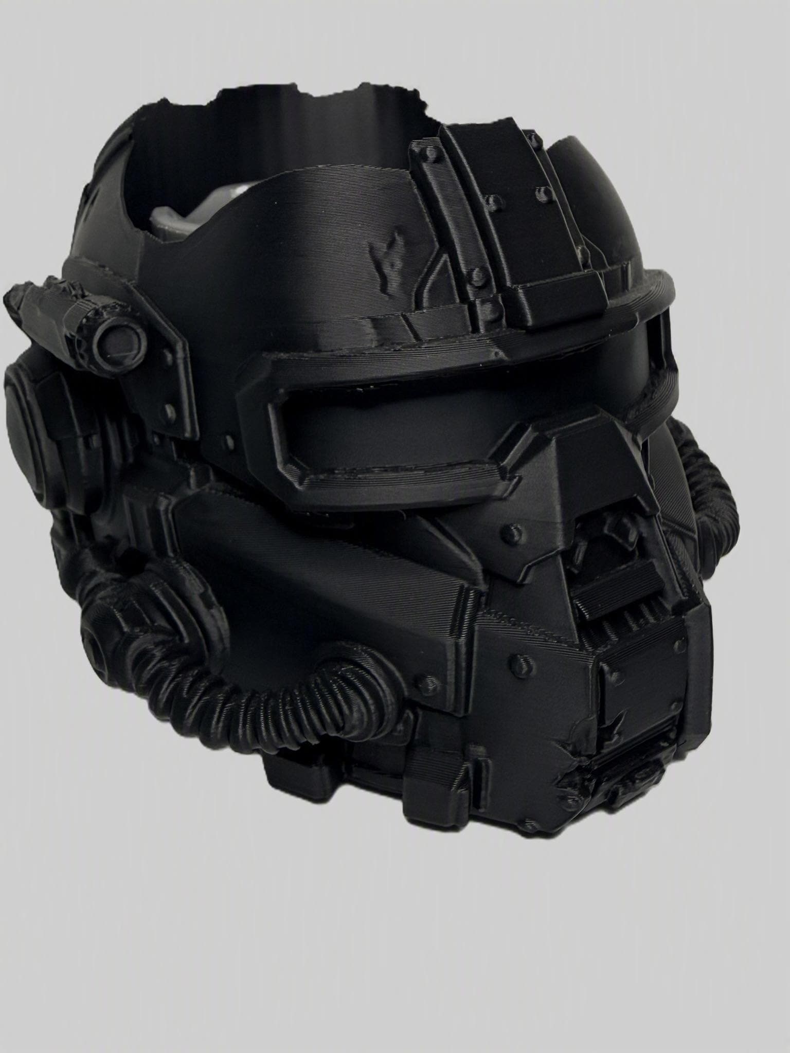 Grimdark Military Survivor Brush Holder & Water Pot – Post‑Apocalyptic Art Station Upgrade