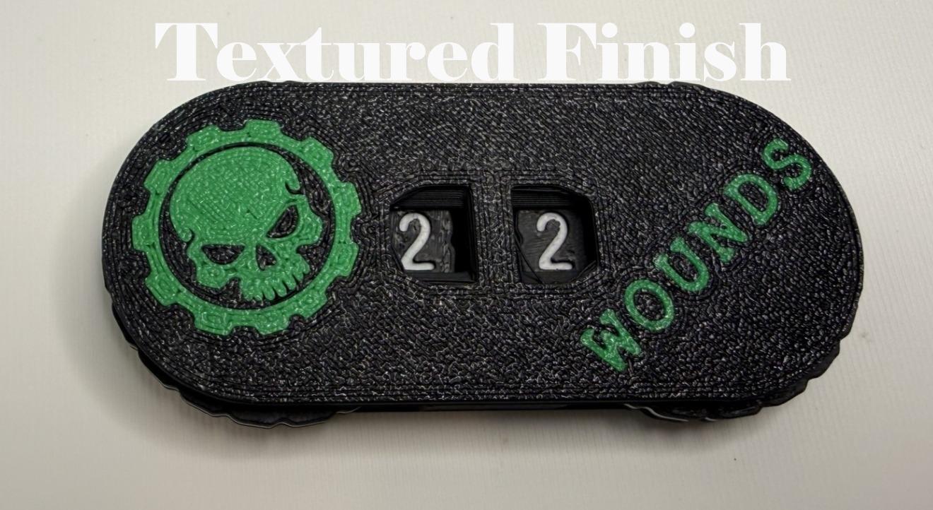 Dual Damage, Wound Counters (0–99 Range) -Tabletop Tracker - Wargaming Token