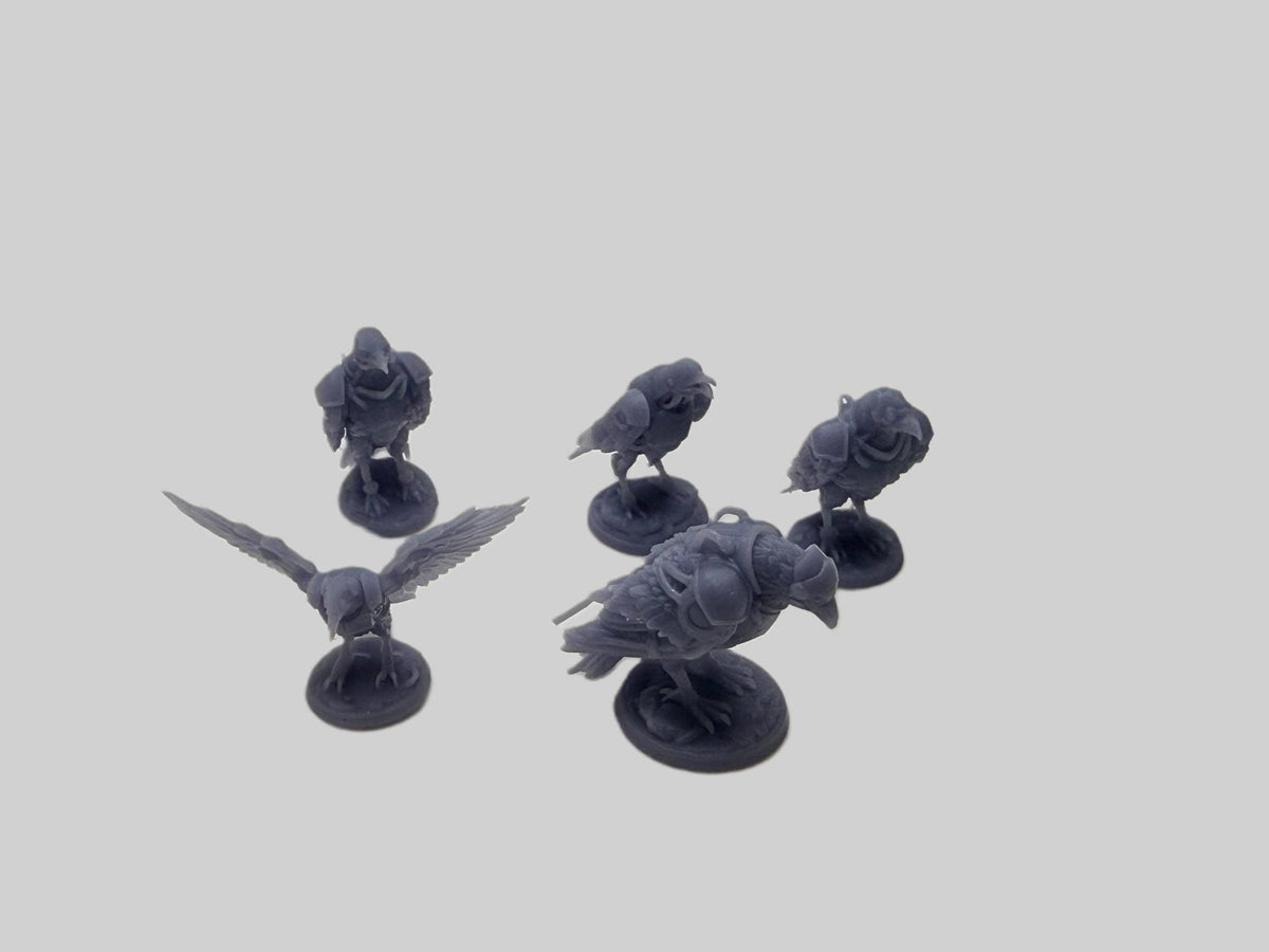 Ravens, Grimdark Resin Printed