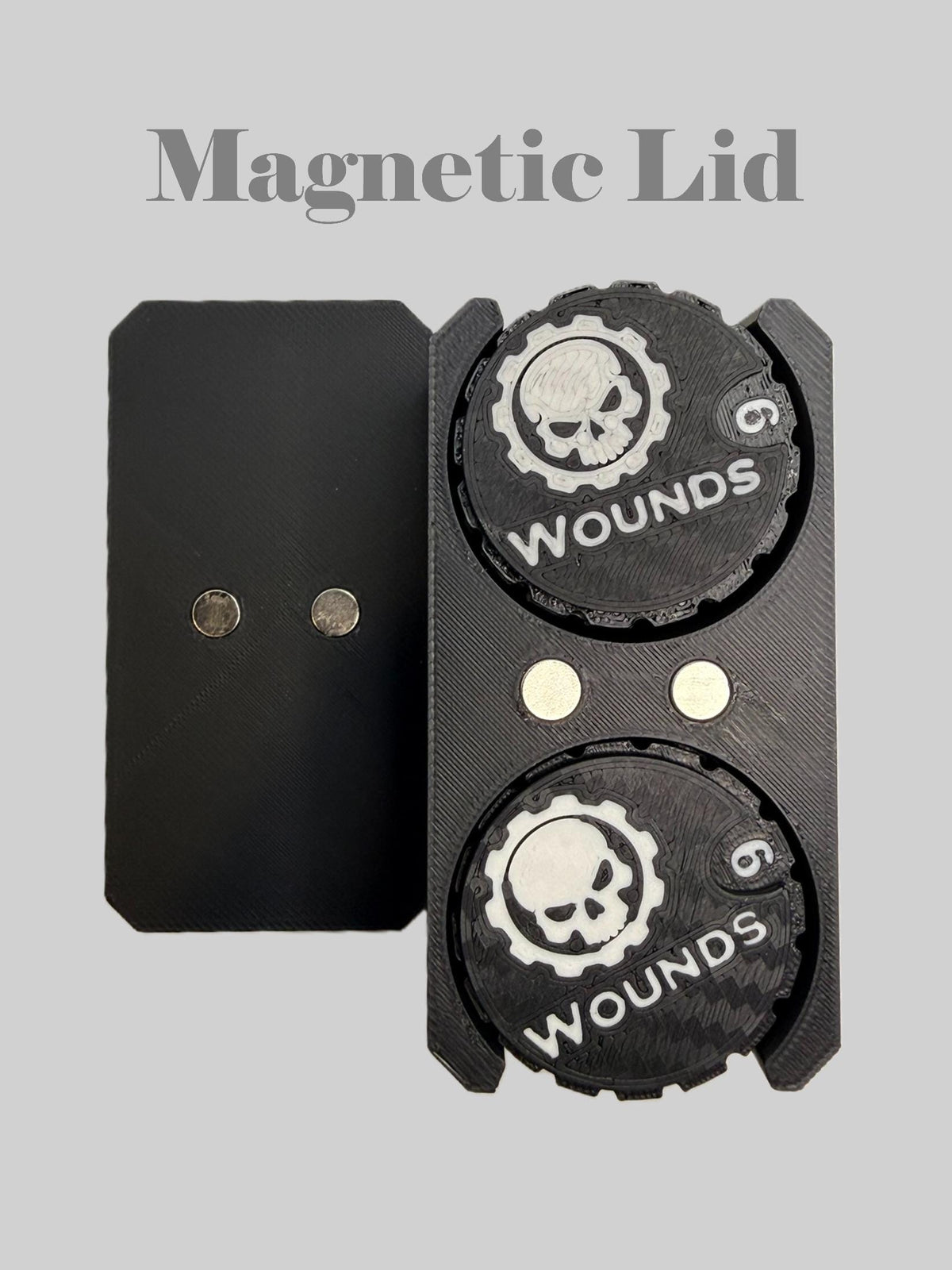 Wound Counter Set Tabletop Damage, Wound Trackers with storage