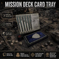 Mission Deck Card Tray, Tabletop gaming accessory , Wargaming Enhancing.
