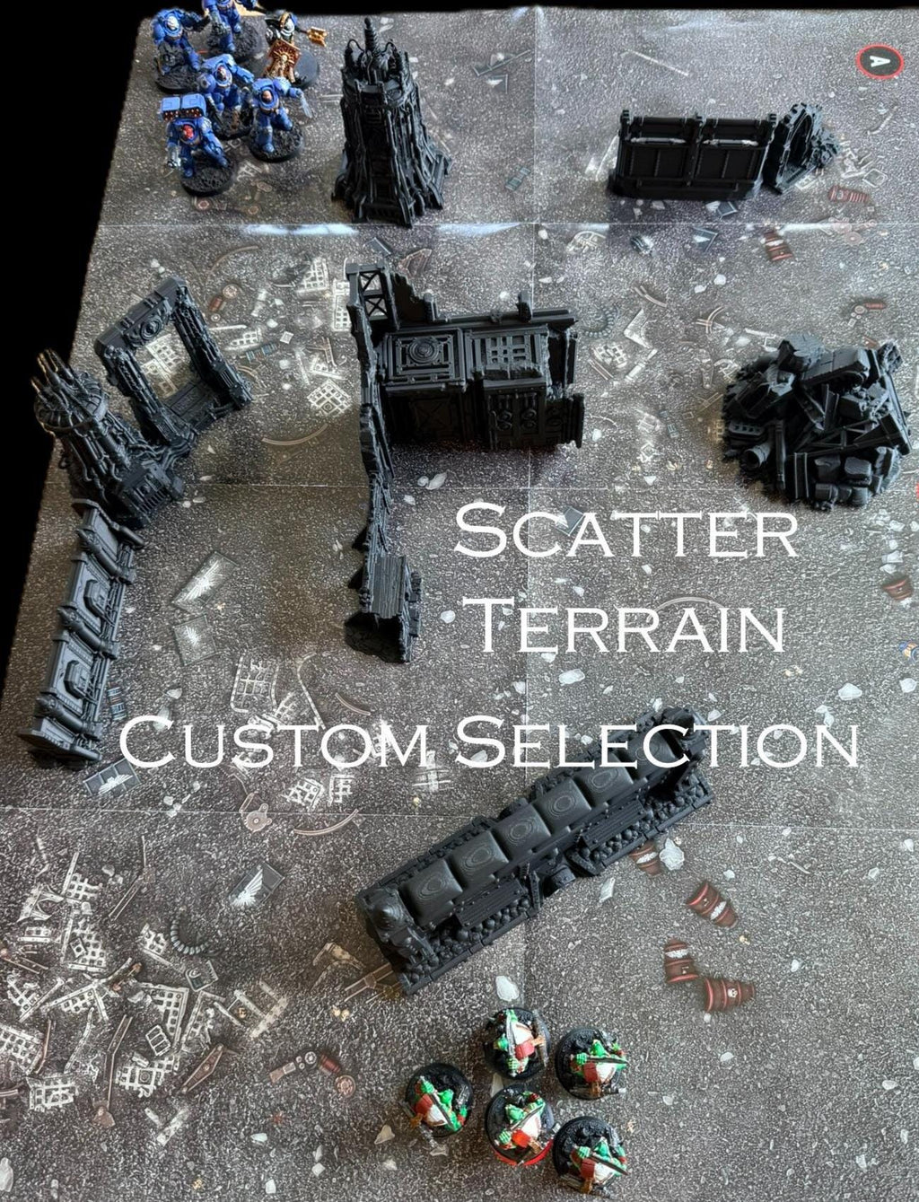 Grimdark Scatter Terrain, 11th Edition, Wargaming Terrain