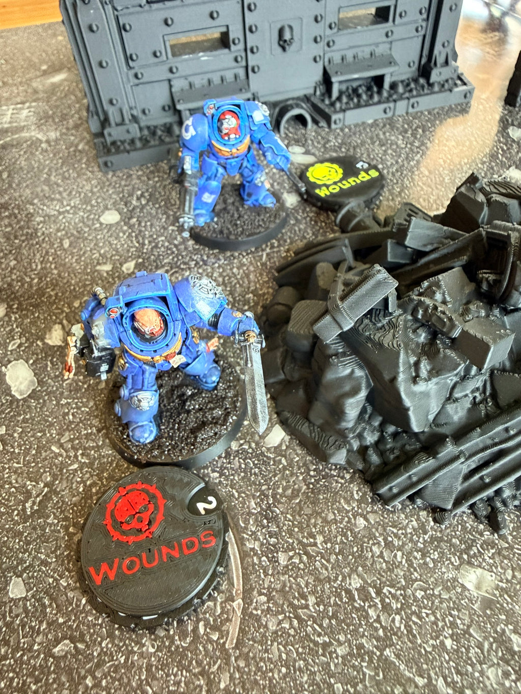 Tabletop Damage, Wound Trackers (0-15), Tabletop Tracker, Wargaming Token