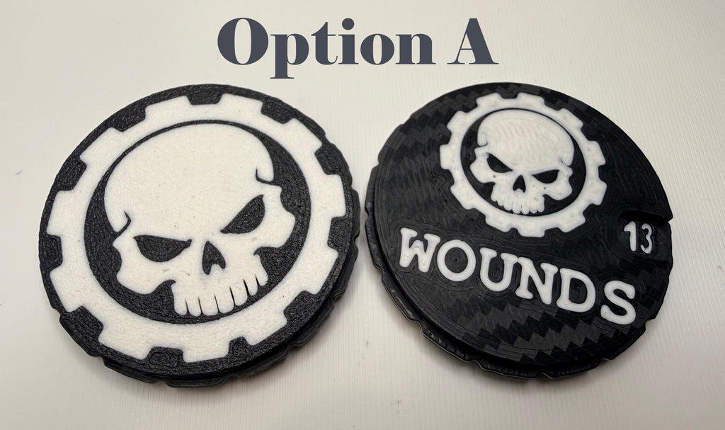 Tabletop Damage, Wound Trackers (0-15), Tabletop Tracker, Wargaming Token