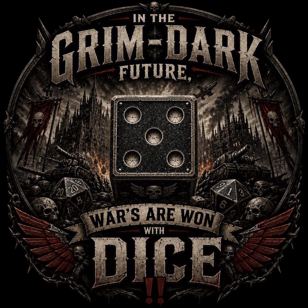Grim Dark T-Shirt, Tabletop Gear, Merchandise