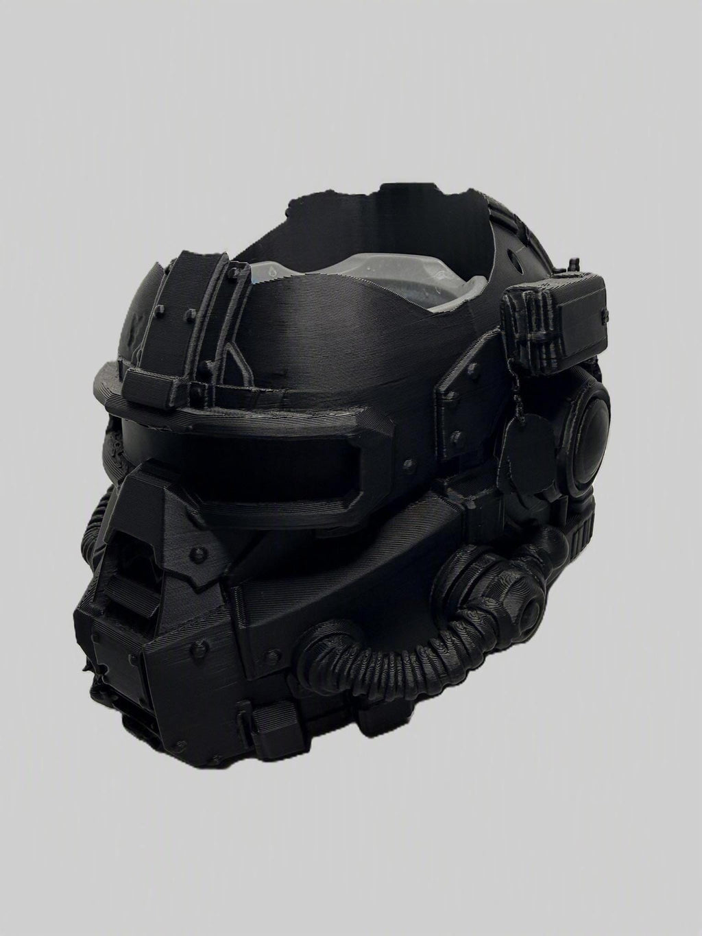 Grimdark Military Survivor Brush Holder & Water Pot – Post‑Apocalyptic Art Station Upgrade