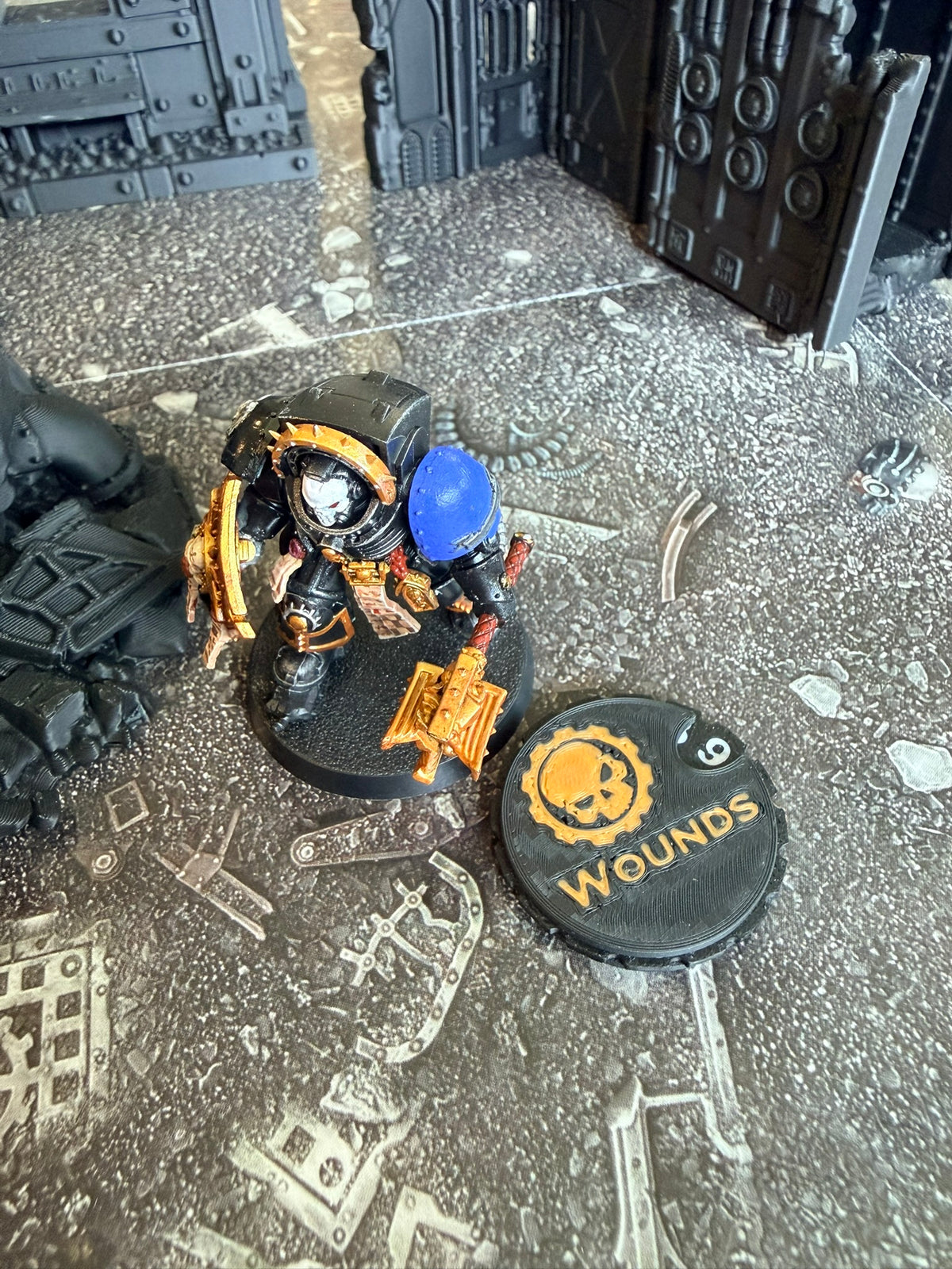 Tabletop Damage, Wound Trackers (0-15), Tabletop Tracker, Wargaming Token